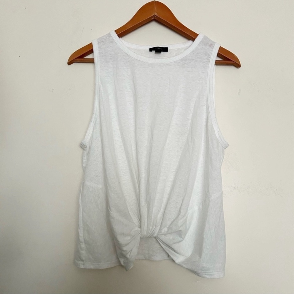 J.Crew Slub twist-front tank